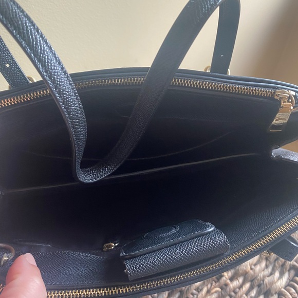 Coach Black Leather Bag - Picture 3 of 8